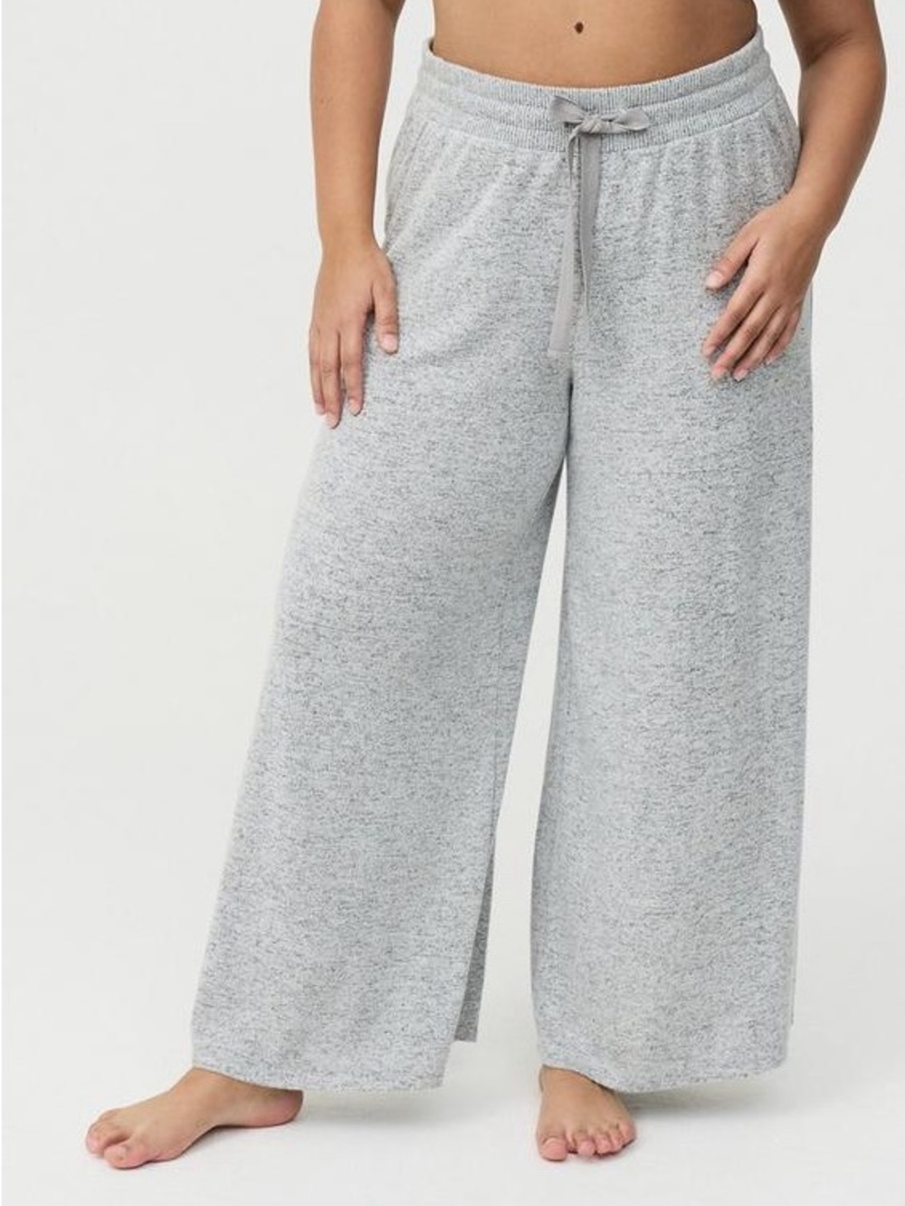 torrid Gray Wide Leg Lounge Pants - Picture 2 of 6